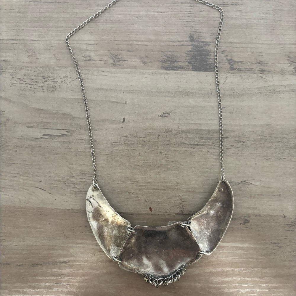 Vintage Silver Necklace with Multicolor Stones - Picture 6 of 7